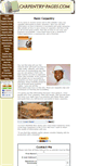 Mobile Screenshot of carpentrypages.com